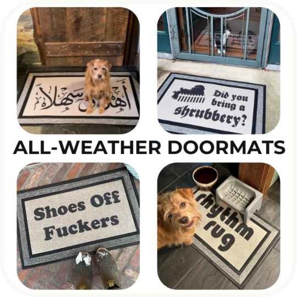 Outdoor Rude Unwelcome Doormats