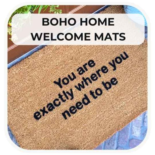 Boho, Mantra & Inspirational Mats