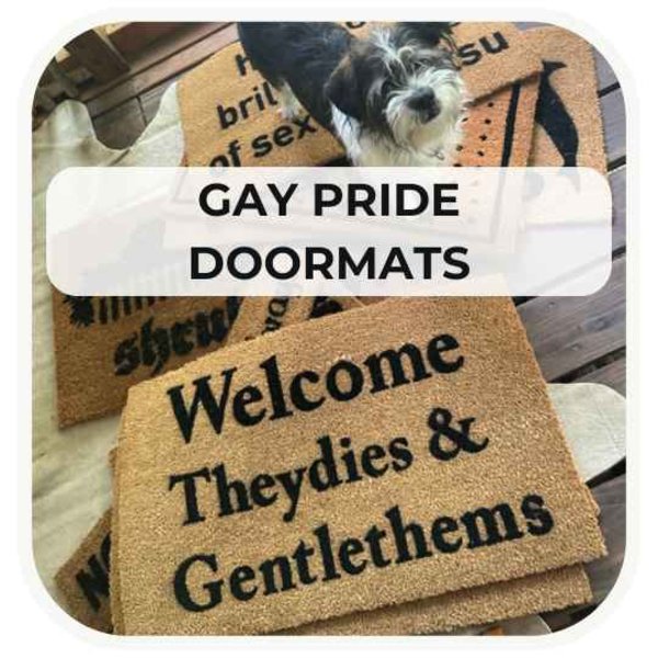 LGBTQ & Queer Pride Doormats