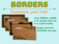 SEASONAL Welcome doormat