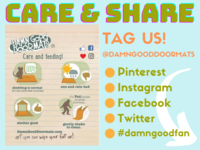 Let shiitake go | Mushroom decor | Damn Good Doormats