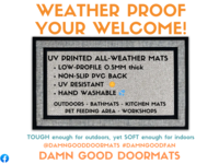 Custom Personalized last name doormat