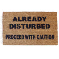 If you can read this, you're not 6 feet away Social Distancing doormat