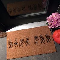ASL F Bomb fuck off funny rude doormat