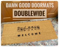ASL American Sign Language Deaf culture Welcome doormat