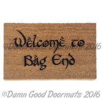 LOTR Bilbo Welcome to Bag End doormat