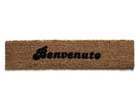 Benvenuto- Welcome in Italian! skinny coir doormat