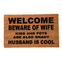 EVERYONE cool funny door mat