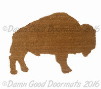 buffalo bison america doormat