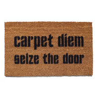 carpet diem, seize the door™  doormat