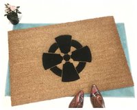 celtic cross irish welsh christian damn good doormat welcome rug outdoor