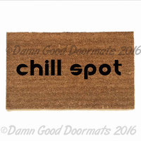 chill spot™ weed pot marijuana doormat