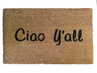 Ciao Y'all Southern Italian doormat