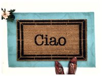 Ciao Italian welcome doormat