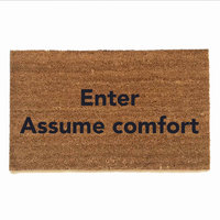 Assume comfort, Coneheads Doormat