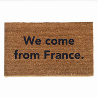 Coneheads, we come from France coir doormat