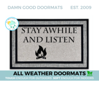 all weather Stay Awhile and Listen Diablo damn good doormat