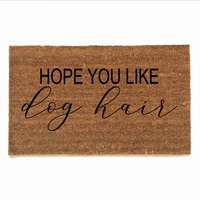 Hope you like dog hair doormat
