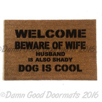EVERYONE cool funny door mat