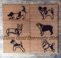 Doggy doorbell has been activated | Funny door matt