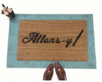Allons-y Dr. Who doormat