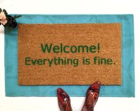 EVERYONE cool funny door mat