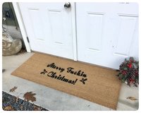 Ho Fuckin Ho™ funny F Bomb Christmas Santa doormat
