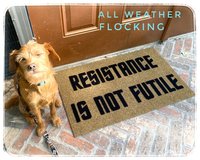 Star Trek Borg Resistance is NOT futile nerd doormat