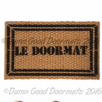 le doormat french generic with border