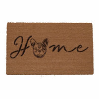 HOME French Bulldog "Frenchie" dog Frenchy squishy face custom door mat
