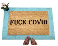FUCK COVID RUDE CORONA DOORMAT