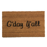 G'day y'all boho style Southern Australian AUssie welcome damn good doormat