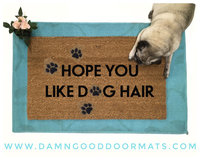 hope you like dog hair funny rude pet lovers doormat