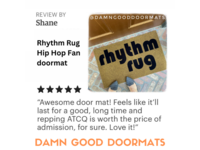 Custom Personalized last name doormat