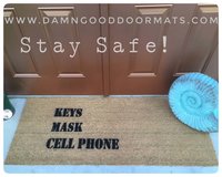 `KEYS MASK CELL PHONE™ doormat stay safe covid 19