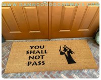 JRR Tolkien You shall not pass! Gandalf nerd doormat