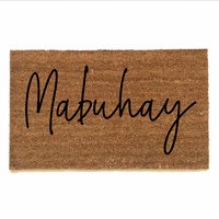 mabuhay filipino welcome mat coir sustainable doormat