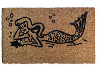 Welcome to the Mermaid Hood funny doormat
