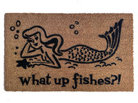 Welcome to the Mermaid Hood funny doormat