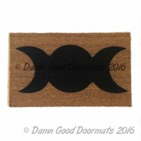 Trick or treat keep 6 feet funny halloween doormat