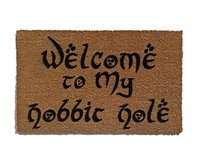 Welcome to MY Hobbit Hole JRR Tolkien nerd doormat