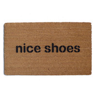 ONE LINE nice shoes doormat