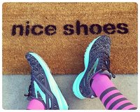 ONE LINE nice shoes doormat