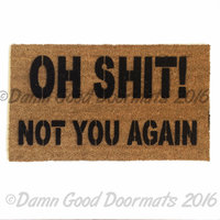 If you can read this, you're not 6 feet away Social Distancing doormat