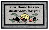all weather doormat Our home has so mushroom Cottagecore decor