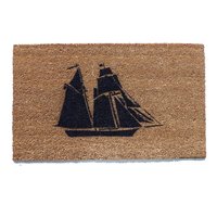 Pirate ship doormat- The Pride of Baltimore Hand Painted door mat