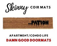 Rocky Horror Movie Quote "I see you shiver with anticipation" doormat