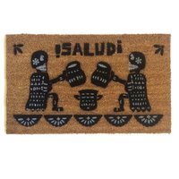 skeleton couple Mexican Day of the Dead doormat. Dia de las Muertos
