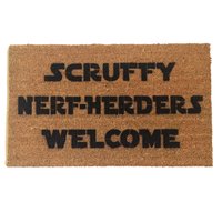 Scruffy Nerf Herders Welcome™ doormat
