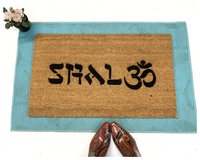 Shalom Om™ Jewish mindful doormat